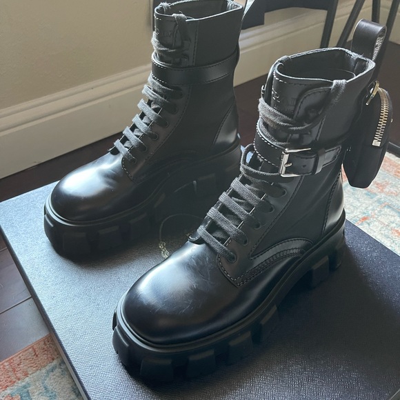 NEVER WORN Prada monolith leather boots! - Picture 5 of 9